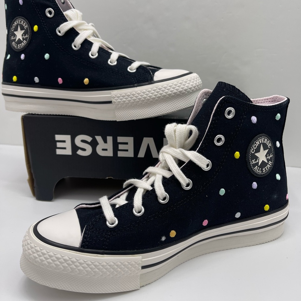 Converse WMNS Multi Polka Dot High-Tops
CTAS EVA LIFT HI
BLACK/VINTAGE Sneakers - Picture 11 of 16